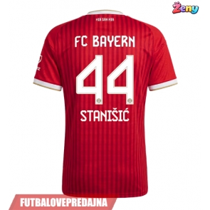 Lacne Ženy Futbalové dres Bayern Munich Josip Stanisic #44 2026-27 Krátky Rukáv - Domáci